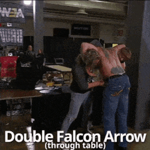 a double falcon arrow is shown in a video