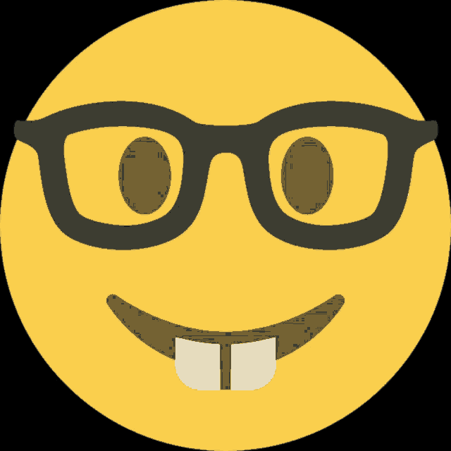Unbecoming Nerd Emoji GIF - Unbecoming Nerd Emoji Nerd GIFs