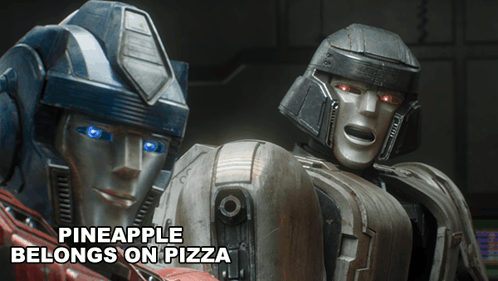 Pinapple Belongs On Pizza Optimus Prime GIF - Pinapple Belongs On Pizza Optimus Prime Orion Pax GIFs