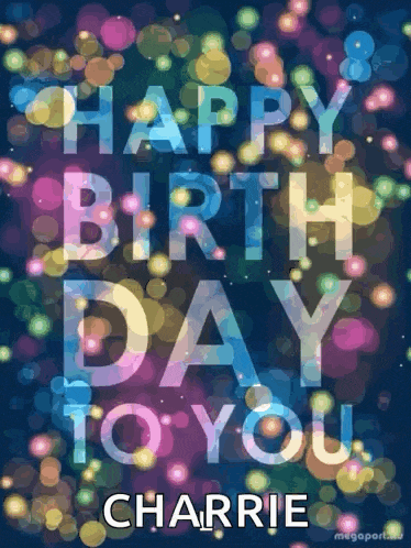 a colorful birthday card that says happy birthday charlie