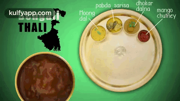 Bengali Thali.Gif GIF - Bengali Thali Food Capital Food GIFs