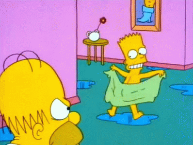 Butt Simpsons GIF - Butt Simpsons Towel GIFs