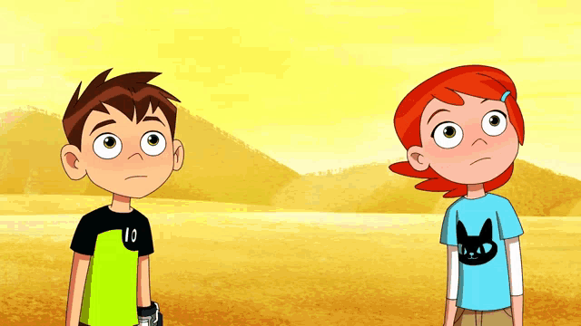 a boy and a girl are standing next to each other and the boy has the number 10 on his shirt