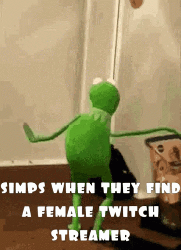 Kermit Simp GIF - Kermit Simp Twitch GIFs