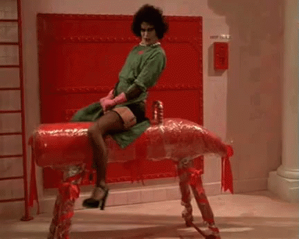 Humping The Pommel Horse - Rhps GIF - Rocky Horror Picture Show Rhps Rocky Horror GIFs