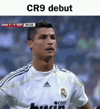 Cristiano Debut GIF - Cristiano Debut Real Madrid GIFs