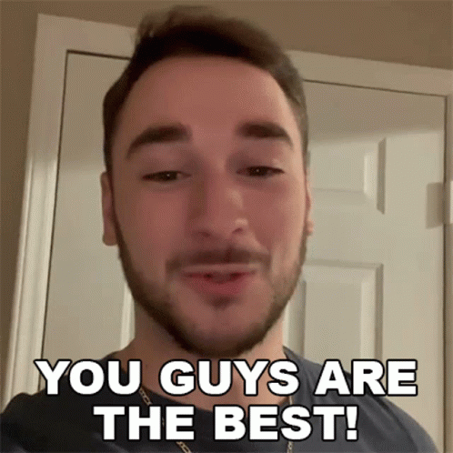 You Guys Are The Best Anthony Alfredo GIF - You Guys Are The Best Anthony Alfredo Youre The Best GIFs