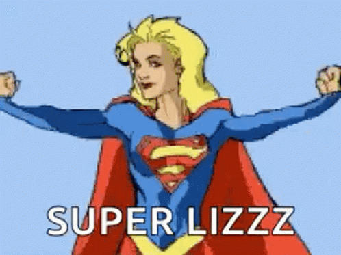 Super Hero Super Lizz GIF - Super Hero Super Lizz Muscles GIFs