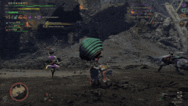 a screenshot of a video game shows a purple monster with a bubble coming out of its mouth