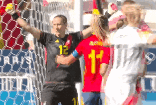 a soccer player wearing a jersey with the number 11 on it