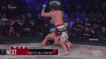 a t master bellator mn fight is being shown on spike