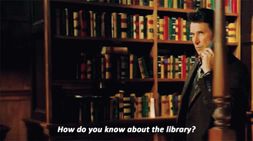 Back To School How Do You Even Know About The Library GIF - Back To School How Do You Even Know About The Library Back To School Jokes GIFs