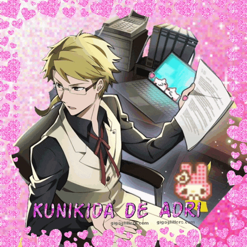 a picture of a man with the name kunikioa de adri written on it