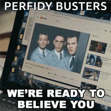 Were Ready To Believe You Dr Peter Venkman GIF