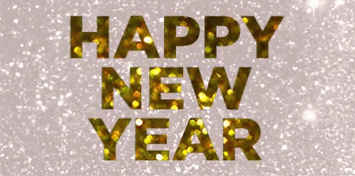 Happy New Year Gold Glitter GIF - Happy New Year Gold Glitter GIFs