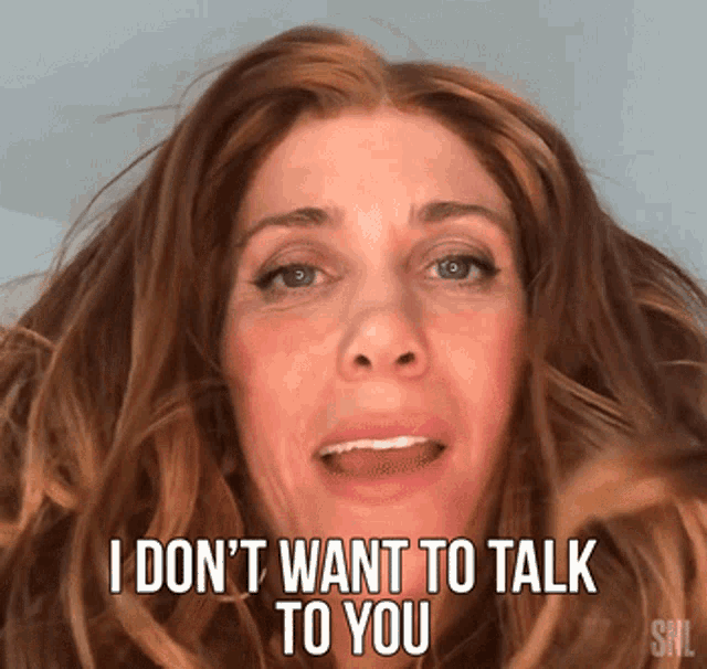 I Dont Want To Talk To You Kristen Wiig GIF