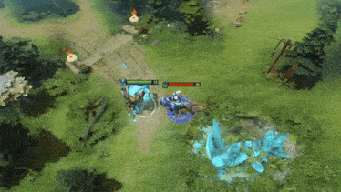 a screenshot of a video game shows a player 's health at 53