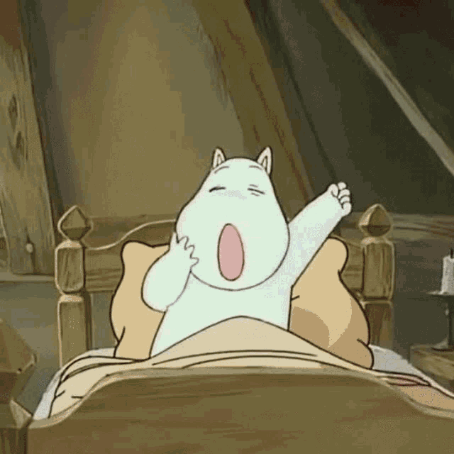 Yoongi Moomin GIF - Yoongi Moomin Yawning GIFs