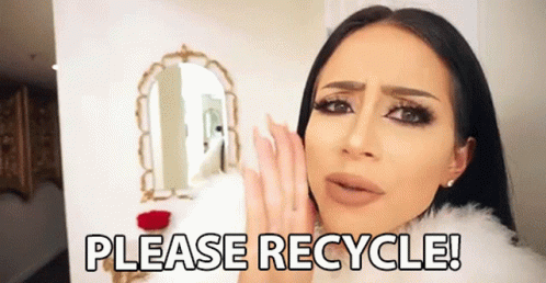 Please Recycle Please Reuse GIF - Please Recycle Please Reuse Reprocess GIFs