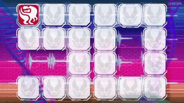 a screen with a purple background and the word zeroturn on it
