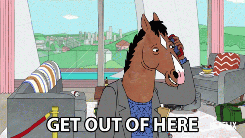 Get Out Of Here Will Arnett GIF - Get Out Of Here Will Arnett Bojack GIFs