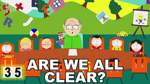 Are We All Clear South Park GIF - Are We All Clear South Park S5e2 GIFs