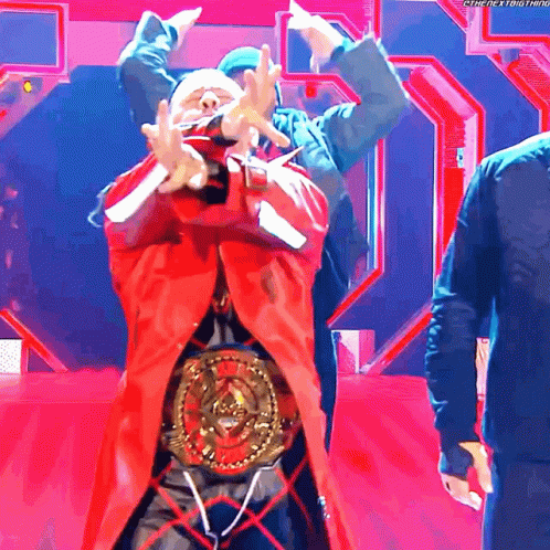 Shinsuke Nakamura Intercontinental Champion GIF - Shinsuke Nakamura Intercontinental Champion Sami Zayn GIFs