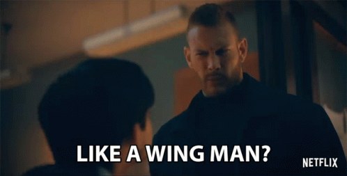 Like A Wing Man Luther Hargreeves GIF - Like A Wing Man Luther Hargreeves Tom Hopper GIFs