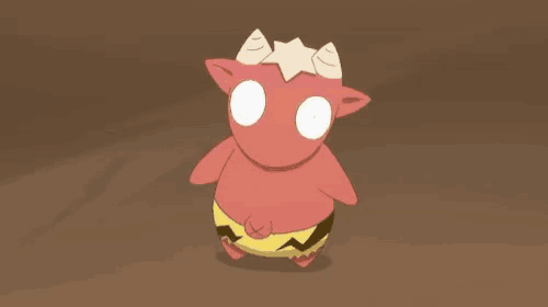 a cartoon character with horns and a star on his head is surrounded by flowers and rays of light .
