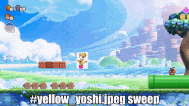 Yoshi Yellow Yoshi GIF - Yoshi Yellow Yoshi Super Mario Wonder GIFs