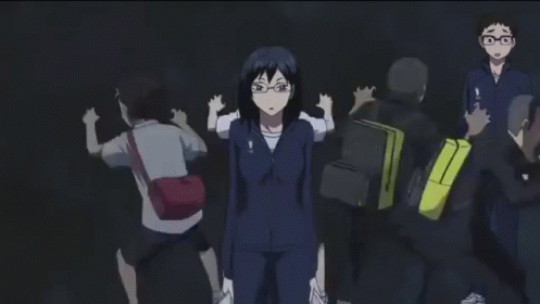😂 GIF - Haikyuu Anime Panic GIFs