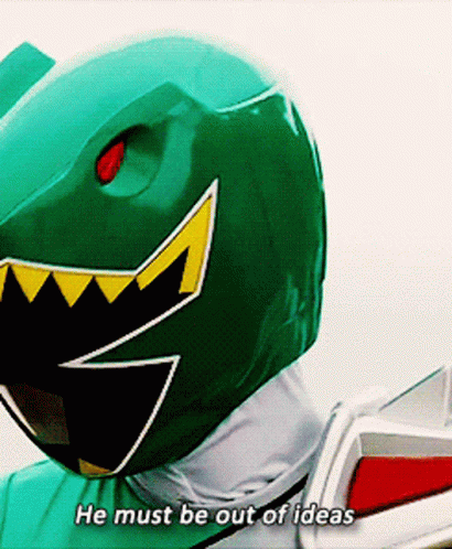 Power Rangers Green Ranger GIF - Power Rangers Green Ranger He Must Be Out Of Ideas GIFs
