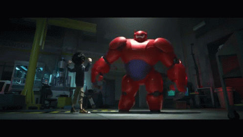 Trying To Fit Into A Smaller Size GIF - Big Hero Six Baymax Suit GIFs