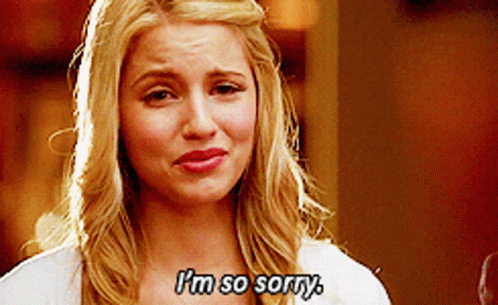 Glee Quinn Fabray GIF - Glee Quinn Fabray Im So Sorry GIFs