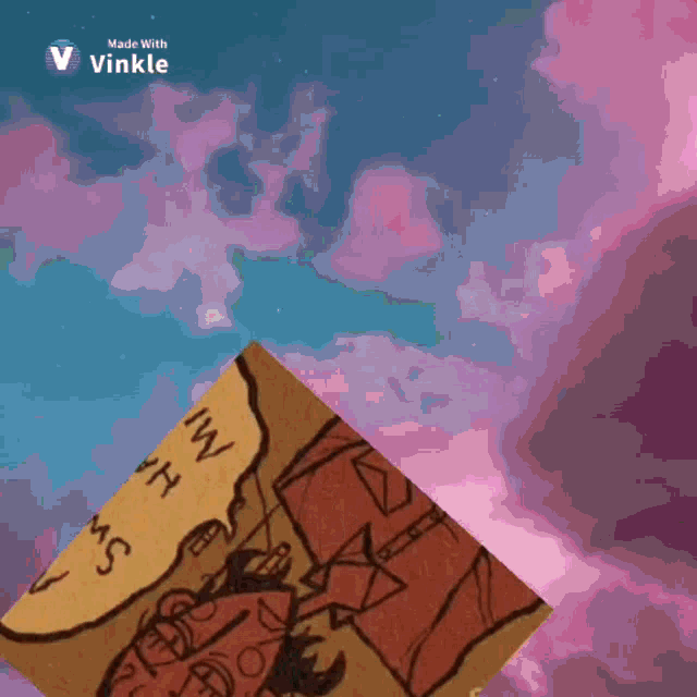 a picture of a man hanging upside down is made with vinkle