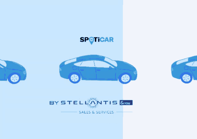 an ad for spoticar by stellantis & you
