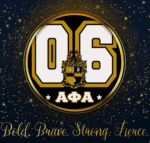 a poster that says bold brave strong fierce with the number 06 on it