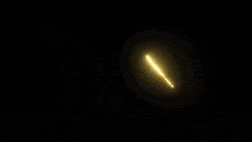 a yellow light beam is coming out of a star wars symbol