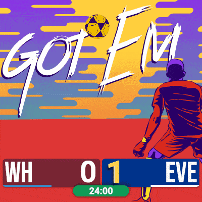a soccer game is being played and the score is 1 to 1