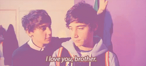 Brother Love GIF - Brother Love I Love You Brother Kiss GIFs