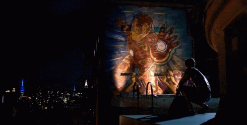 Iron Man Mural GIF - Iron Man Mural Art GIFs
