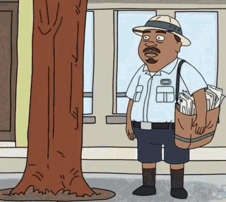 Rickand Morty Mailman GIF - Rickand Morty Mailman Tree GIFs