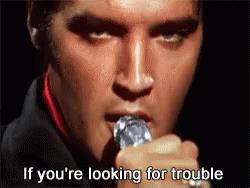 Elvis If Youre Looking For Trouble GIF - Elvis If Youre Looking For Trouble GIFs
