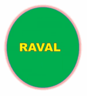 a green circle with a picture of a deity in the center
