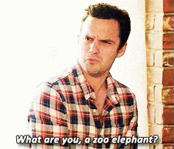 What Are You? GIF - New Girl Weirdo Nick Miller GIFs
