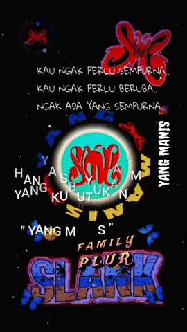 a poster that says yang manis family plurk on it