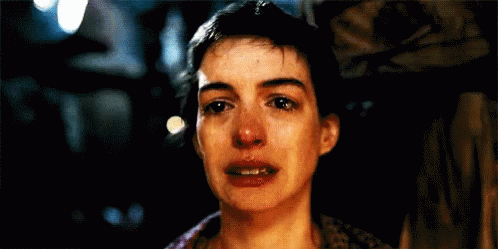 Anne Hathaway Crying GIF - Anne Hathaway Crying Head Shake GIFs
