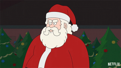 Spinning Gun Santa Claus GIF - Spinning Gun Santa Claus Tom Kenny GIFs