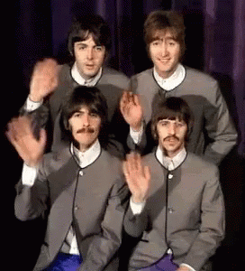 Los Beatles Se Despiden GIF - Adios Despedida Spanish GIFs
