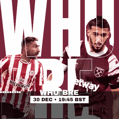 a poster for a soccer game between west ham and hollywood on december 30th